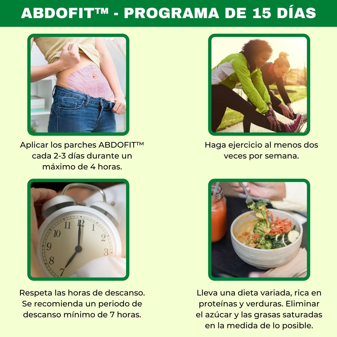 ABDOFIT™ | PARCHES ABDOMINALES NATURALES