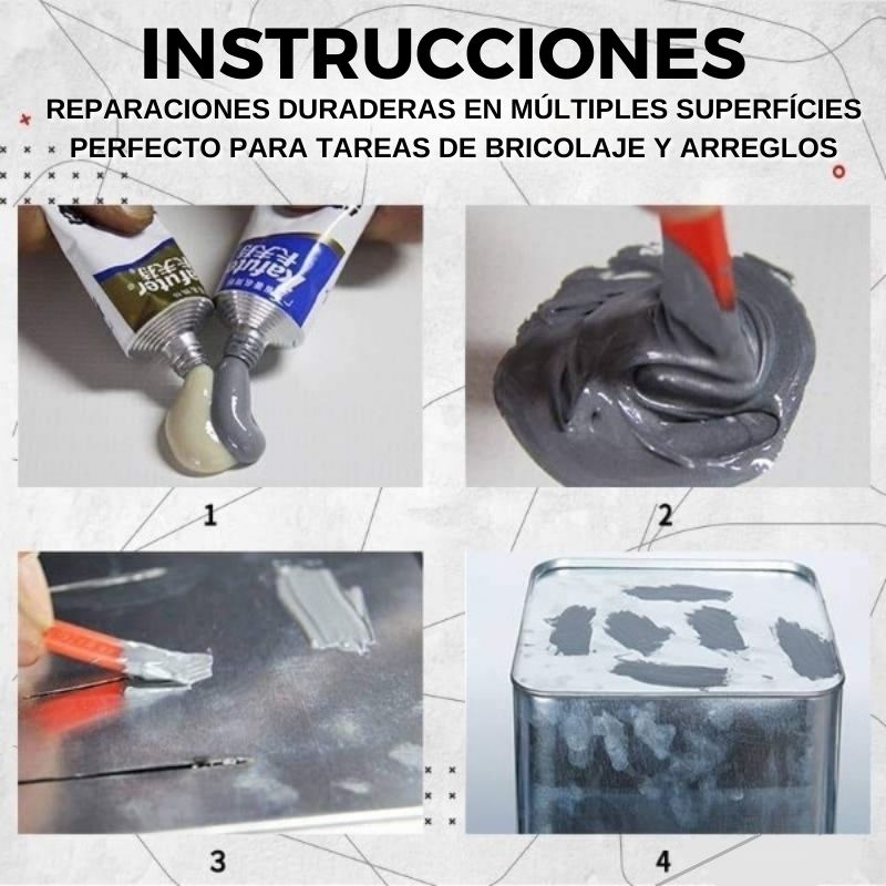 METALFIX™ | ADHESIVO PARA REPARACIÓN DE METALES