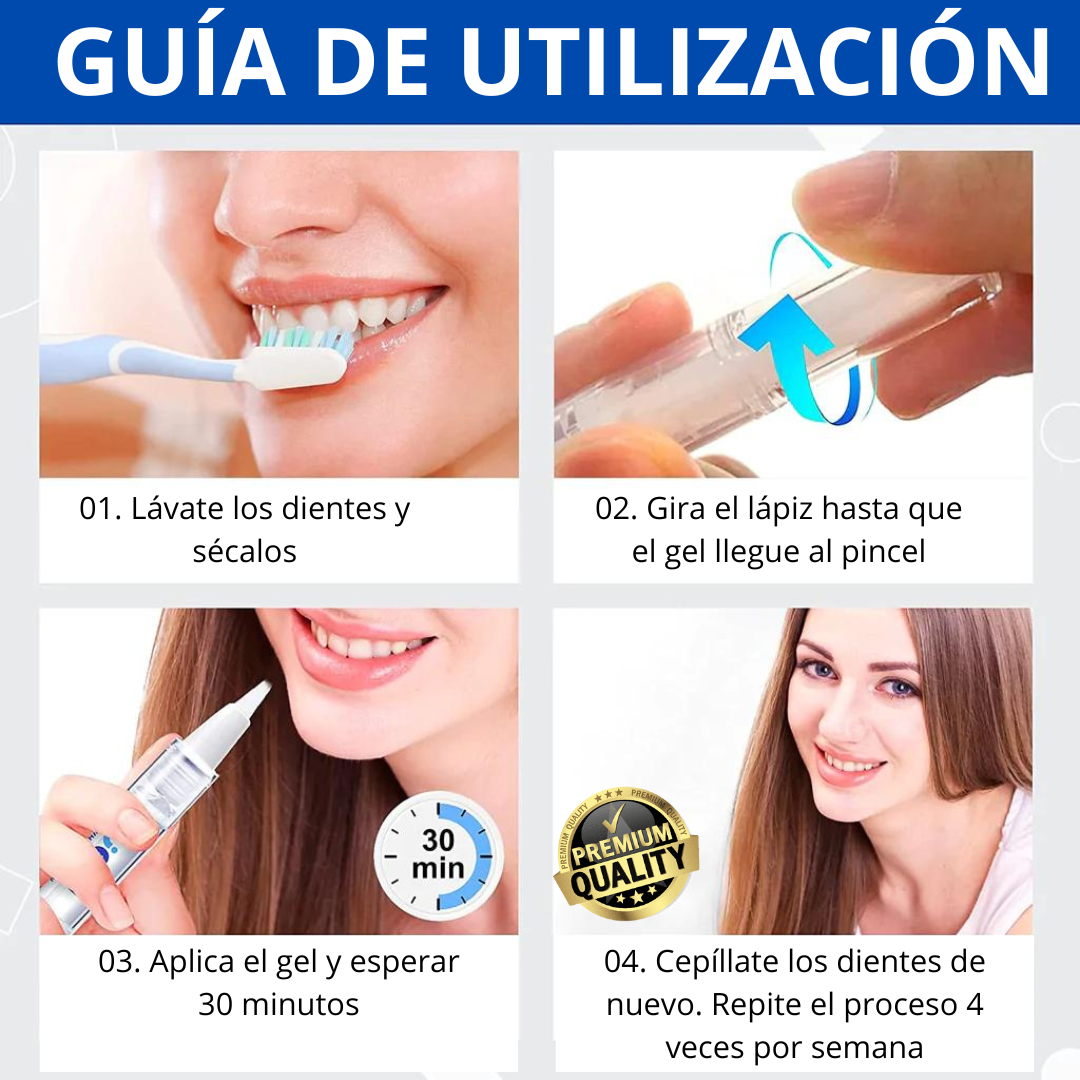 SMILE WHITE™ | LÁPIZ BLANQUEADOR DENTAL