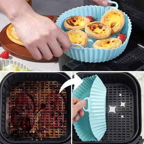 CLEAN FRYER™ | CESTA DE SILICONA PARA FREIDORA DE AIRE
