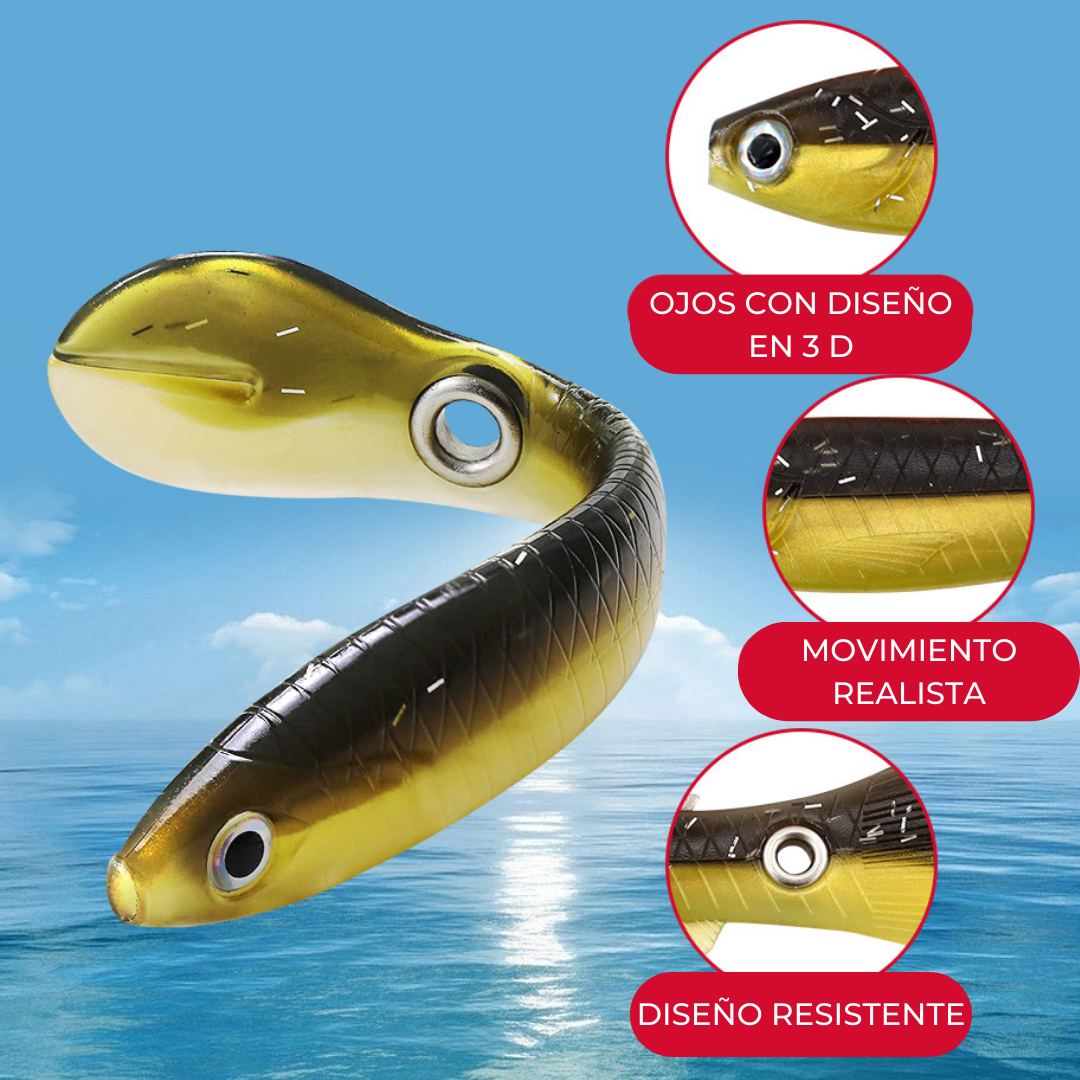 LUREFISH™ | PACK DE 5 SEÑUELOS BIÓNICOS REALISTAS