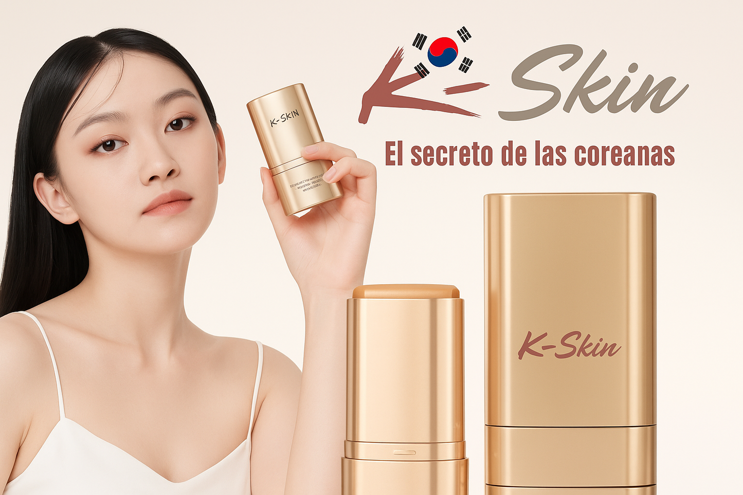 K-SKIN™ | BASE DE MAQUILLAJE COREANA 2 EN 1