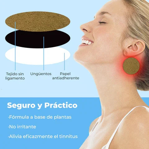 TINICALM™ | PARCHES HERBALES PARA EL CUIDADO DEL OÍDO